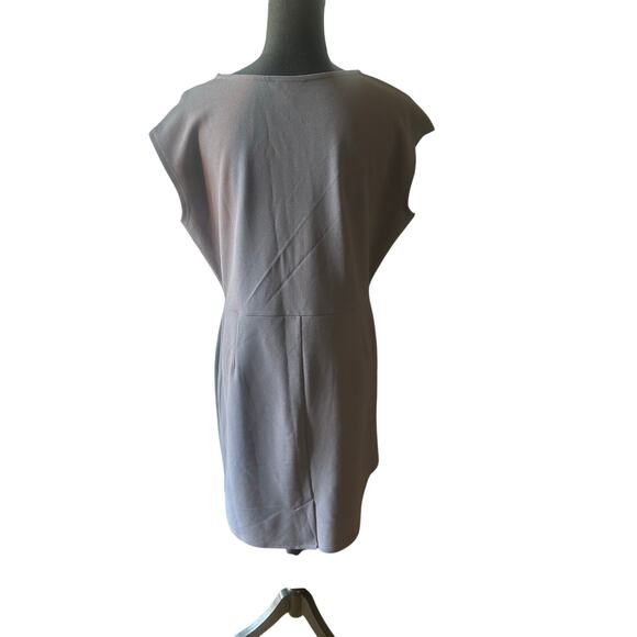 Maurices Mauve Sheath Dress – Pleated Front Detail, Sleeveless - Picture 4 of 6